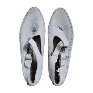 Hush Puppies Womens Shoes Size 8.5 M Beige Moccasins